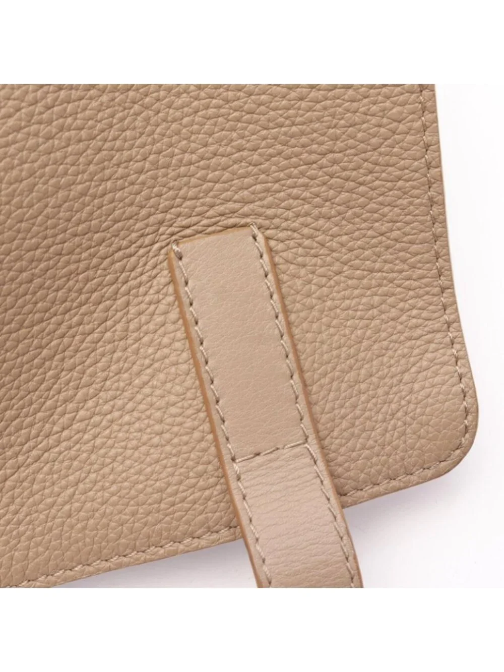 Loewe Shoulder Bag Military XS Beige Leather